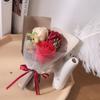 Presente de Natal Mini Flor de Sabão Buquê de Rosas Flor Eterna Lembrança Presente para Quem Vai Fazer Provas Presente da Temporada de Formatura