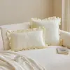 Cojines decorativos color crema estilo francés, fundas de cojín para sofá de sala de estar estilo chino vintage y moderno, cojines para respaldo de imitación de algodón y lino, cojines para cabecera de cama al por mayor