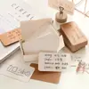 Tarjeta Creativa en Blanco Postal DIY Papel Kraft Graffiti Tarjeta Pequeña Marcapáginas Tarjeta de Mensaje Tarjeta de Nota Tarjeta de Palabra