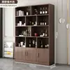 Armário de Vinho Contra a Parede, Armário de Armazenamento e Exibição para Sala de Estar, Porta-Vinhos Comercial, Novo Modelo 2026, Armário de Exibição Estilo Chinês Novo para Uso Doméstico