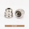 Sino Pendente de Metal Cônico Hexagonal Fivela de Cordão de Tubo Reto Liga de Zinco Fivela de Cauda de Cordão de Calça Acessórios de Vestuário Jinda