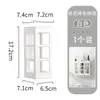 Caja de Almacenamiento para Rizador Montada en la Pared Baño Sin Taladro Estante de Almacenamiento para Herramienta de Peinado Plancha para el Cabello