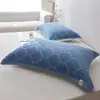 Toallas de Almohada de Algodón Puro Estilo Antiguo, un Par, Anti-Aceite, Toallas de Almohada de Algodón de Alta Calidad, Universales para Todas las Estaciones, Almohadillas Antideslizantes para Almohadas