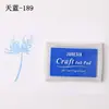 40 Cores Papelaria Criativa Coreana DIY Carimbeira Companheira de Carimbo Carimbeira Colorida Carimbeira de Cintura Côncava Esponja Espessada