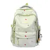 Mochila Fresca Estilo Coreano Pequeña Princesa Versátil Linda Estampado de Perro Bolso de Doble Hombro Mochila Escolar para Secundaria Preparatoria