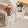 Caja de Almacenamiento Escurridora Colgable Mini Cesta Colgante Cesta para Palillos Estante de Almacenamiento para Vajilla Estante para Copas Invertidas para Botellas Cuchillos y Tenedores de Cocina