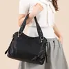 Bolsos de hombro al por mayor transfronterizos, bolsos cruzados populares europeos y americanos para mujer, bolsos de mano de cuero suave, bolsas de mano tipo tote de gran capacidad para el día a día