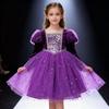 Vestidos de Princesa para Niñas Transfronterizos, Vestidos de Navidad, Disfraces de Cosplay para Grupos de Niñas de Halloween, Vestidos Formales para Niñas Transfronterizos