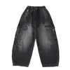 Roupas Infantis Meninos Roupas de Outono Calças 2026 Novo Estilo Primavera e Outono Crianças Médias e Grandes Macacões Jeans Outono Meninos Calças Compridas