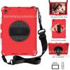 Funda protectora para iPad con diseño de rueda de fuego de abeja transfronteriza, carcasa EVA triple anticaída, pulsera, soporte giratorio, funda de cuero para niños estilo soporte