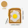 Impressão 3D Transfronteiriça Novo Desenho Animado Fruta Mangostão Descompressão Clicker Acessórios Brinquedos para Alunos do Ensino Fundamental Presentes Atacado