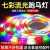 Fita de LED Modelo Novo Dragão Chinês Correndo 220V com Decoração de Atmosfera Colorida, Fita de Luz Suave de Engenharia à Prova d'Água para Exterior Ultra Brilhante