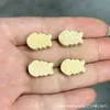 Cráneo de Calavera Tallado en Jade con Pasta Dorada Estilo Tíbet Pescado Accesorio DIY Cuentas Sueltas Semilla de Coco Rudraksha 108 Cuentas Budistas