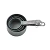 Herramientas de horneado cuchara medidora juego de 8 piezas mango de acero inoxidable taza medidora cuchara medidora herramienta de cocina con báscula juego de cucharas medidoras