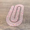 Marcadores de Libros Impresos Transfronterizos, Clips para Papel de Acrílico, Notas para Libros de Estudiantes, Portatarjetas de Documentos, Clip para Papel