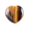 Ornamentos de Cristal em Formato de Coração de 2cm-4cm, Pedra Ágata em Formato de Coração, Pedra de Energia, Pedra Bruta em Formato de Coração Pêssego Atacado, Ametista
