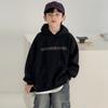 Sudadera con capucha para niño Primavera y Otoño 2025 Nueva Camiseta Base de Otoño para Niños Top Casual de Otoño de Niño Grande Tendencia