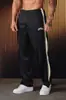 Pantalones Deportivos para Hombre Youngla Empalme con Cinta Tejida Estampados Casuales Gimnasio Deportes Fitness Cintura Media Rectos