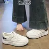 Zapatos Blancos de Piel Genuina para Mujer, Tenis de Suela Gruesa, Zapatos Deportivos Casuales de Suela Suave Novedad Otoño 2026 para Mujer, Zapatos para Estudiantes