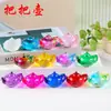 Esmalte colorido para jogar mahjong para ganhar dinheiro Wen jogar peça de mão fortuna presente decoração de casa ornamento de vaso de alça de cristal
