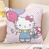 Almohada Sanrio Kulomi Gui Dog Linda Niña Corazón Almohada Habitación Dormitorio Cojín para Coche