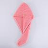Touca para Cabelo Seco Super Absorvente e Sem Fiapos Veludo Coral Turbante Feminino Touca de Banho de Secagem Rápida Toalha para Cabelo Seco Espessada de Camada Dupla
