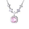 Joias de Prata de Lei S925 com Combinação Rosa para Mulheres 2023 Primavera e Verão Joias de Prata Doce Elegante Fashionável Combinando