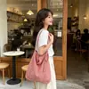 Bolso de Hombro a Cuadros Estilo Perezoso Nuevo para Estudiantes, Bolso de Clase de Gran Capacidad, Bolso Cruzado Ajustable Versátil Casual Ins