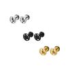 Pendientes de botón de acero de titanio con diseño de pulpo y estrella, personalidad de moda, para mujer, Taobao ebay, exclusivo transfronterizo para joyería de acero inoxidable punk para hombre