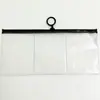 Embalagem Transparente de PVC para Pequenos Acessórios do Fabricante, Bolsa Organizadora de Três Compartimentos para Miçangas, Embalagem de Brinquedos, Saco com Zíper Fosco