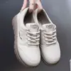 Tênis da Moda Tendência Primavera 2026 com Solado Grosso Sapatos Casuais Retrô Coreanos Sapatos Clássicos Redondos Aumentadores de Altura Femininos