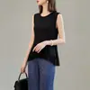 Traje de Verano para Mujer con un Toque de Alta Gama, Nuevo Estilo de Verano 2026, Chaleco sin Mangas con Borlas, Camiseta, Jeans, Conjunto de Dos Piezas