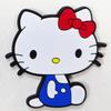 Hello Kitty DIY Criativo Adesivo Magnético de Cola Macia Acessórios de Cola Macia PVC Capa de Celular Furos Chinelos Adesivo de Geladeira Patch para Copo