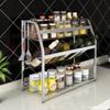 Suporte de cozinha aço inoxidável artefato doméstico suporte de especiarias multifuncional suporte de armazenamento de cozinha 304 suporte de especiarias de cozinha