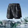 Calções de banho masculinos anti-constrangimento soltos de secagem rápida Fatos de banho masculinos de ângulo plano maiô calças de praia Equipamento de natação de primavera quente