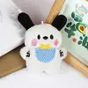 Babero de peluche Figura de muñeco perro Pacha Colgante pequeño Broche accesorio Llavero Colgante decorativo para mochila escolar Estudiante