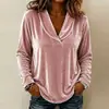 2026 Europea y Americana Transfronteriza Amazon Estación Independiente Moda Ropa de Mujer Nuevo Estilo Color Sólido Cuello de Muñeca Manga Larga Sexy Terciopelo