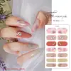 2025 Novos Adesivos de Unha Tendência Filme de Esmalte Adesivos de Unha Japoneses Fofos Frescos Florais Adesivos de Unha Conjunto Completo