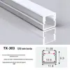 Luz Linear LED Luminária Embutida Luminária Linear Tira de Luz Canaleta Linear Canaleta de Alumínio Canaleta de Luz Pré-Embutida Teto de Pálpebra Dupla Luz Linear de Teto