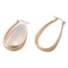 Aretes de Aro Liso, Aretes de Metal, Hebillas para Oreja, Aretes de Diseño de Nicho, Aretes de Estilo Cool, Aretes Elegantes de Moda Personalizados