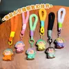 Lindo Llavero de Cerdo de Dibujos Animados Espaciales con Degradado Colgante para Bolso de Teléfono Móvil Anillo Colgante para Llavero de Coche Regalo Venta al por Mayor