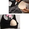 Cierre Almohadilla Triangular para Pecho Insertos Almohadilla para Traje de Baño Transpirable Fina Chaleco Deportivo Ropa Interior de Cambio Almohadilla para Pecho Esponja