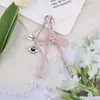 Nudo de Corazón Creativo Nuevo Estilo Miu Lanyard Versátil Llavero Colgante para Bolsas y Fundas de Teléfono