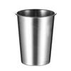 Caneca de Cerveja Estilo Coreano em Aço Inoxidável 304, Copo Doméstico de Camada Única Antiderrapante, Copo para Bebidas de Restaurante, Copo Espessado para Bebidas Frias Infantis