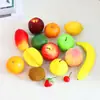 Modelo de Fruta de Simulación Verdura y Fruta de Plástico Decoración de Granja Adornos para Frutería Adornos de Atrezo de Frutas y Verduras Falsas