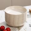 Plato Redondo Plato para Escupir Huesos Doméstico Plástico Mesa de Comedor Plato para Huesos Plato para Escupir Huesos Snacks Plato Pequeño Plato para Basura Almacenamiento Base