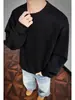 Sudadera Desestructurada Cleanfit para Hombre Otoño Tendencia Americana High Street Pesada Holgada Interior Casual Top Pulóver