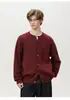 Suéter Cardigan de Tricô Retrô Atacado do Fabricante para Homens e Mulheres, Malha Casual Solta de Outono para Casais