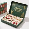 Accesorios Navideños para el Cabello Más Vendidos Transfronterizos, Caja de Embalaje Magnética con Tapa abatible, Caja de Regalo Personalizada para Tocados Navideños
