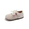Sandalias de Princesa para Niñas 2026 Nuevos Zapatos de Verano para Niños Zapatos de Cuero Blancos para Niñas Sandalias de Playa